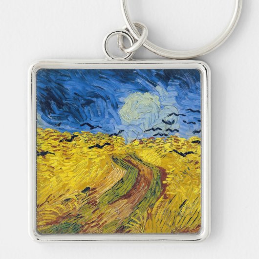 Porte-clés Vincent van Gogh - Wheatfield with Crows (Devant)