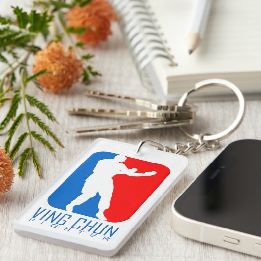 Porte-clés Ving Chun Fighter - Ip Man Linked (Devant droit)