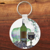 Porte-clés Vins et raisins modernes (Recto)