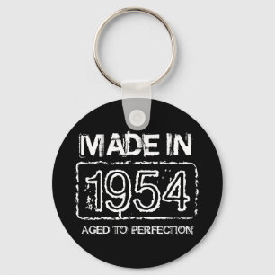 Porte-clés vintage 1954 Vieilli à la perfection po
