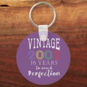 Porte-clés vintage 2002 ans à la perfection (Recto)