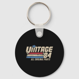 Porte-clés Vintage 84 Rétro 41e Anniversaire Haut Pour Hommes