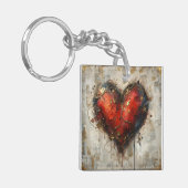 Porte-clés Vintage Abstract Hearts - Keychain (Devant gauche)