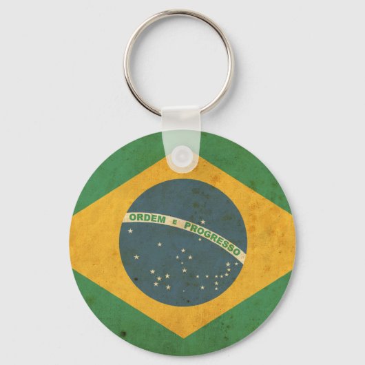 Porte-clés Vintage Brazil Flag (Recto)