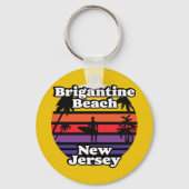 Porte-clés Vintage Brigantine Beach New Jersey (Verso)