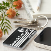 Porte-clés Vintage Brooklyn New York (Devant droit)