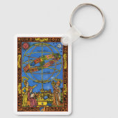Porte-clés Vintage Céleste, astronome Claudius Ptolemy (Verso)