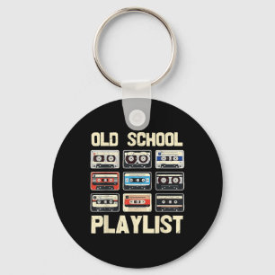 Porte-clés Vintage Cette Bande 80s 90s Musique Rétro Liste de