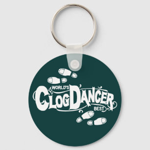 Porte-clés Vintage Clog Dancer Clogging Shoes
