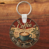 Porte-clés Vintage Coffee (Recto)
