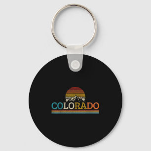 Porte-clés Vintage Colorado Souvenir - Mens Black Small Clic