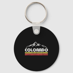 Porte-clés Vintage colorado vélo de montagne rétro ski