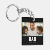 Porte-clés Vintage Dad Established Gift Photo (Devant gauche)