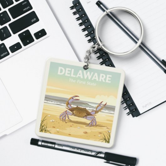 Porte-clés Vintage Delaware