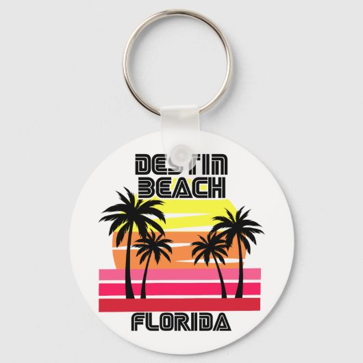 Porte-clés Vintage Destin Beach Floride (Recto)