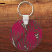 Porte-clés vintage éclaboussure abstraite (Recto)