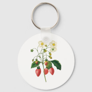 Porte-clés Vintage Fruit Berries Food Strawberries by Redoute