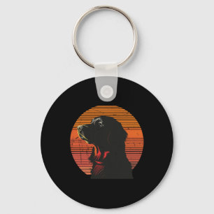 Porte-clés Vintage Golden Retriever Amoureux de les chiens No