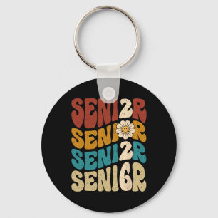 Porte-clés Vintage Groovy Senior 2026 Cl de 2026 Diplôme G