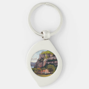Porte-clés Vintage Gustave Courbet Le Rocher de Hautepierre