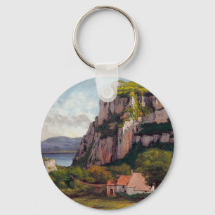 Porte-clés Vintage Gustave Courbet Le Rocher de Hautepierre