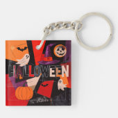 Porte-clés Vintage Halloween (Dos)