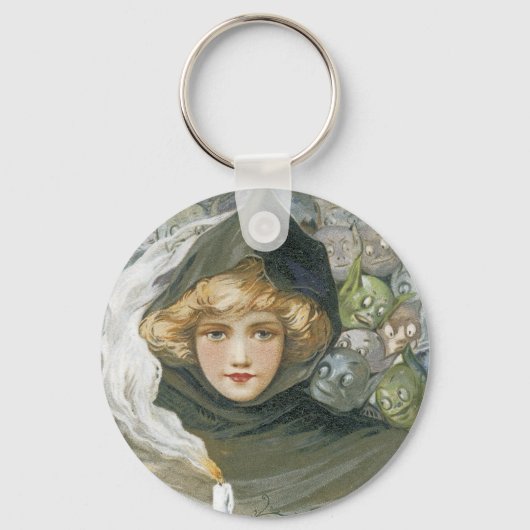 Porte-clés Vintage Halloween (Recto)