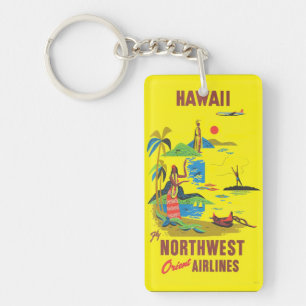 Porte-clés Vintage Hawaii