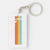 Porte-clés Vintage Honolulu Hawaii (Dos)