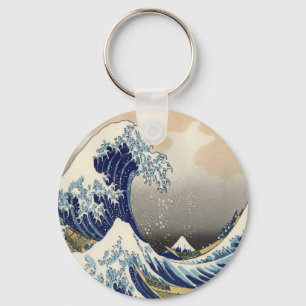 Porte-clés vintage japanese  art ocean landscape great wave