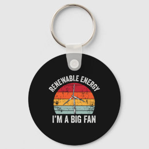 Porte-clés Vintage Je suis un grand fan amusant Dons d'énergi