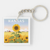 Porte-clés Vintage Kansas (Dos)