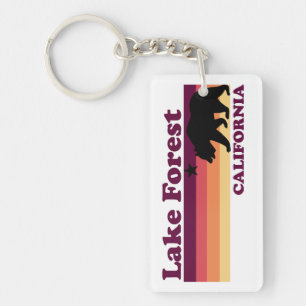 Porte-clés Vintage Lake Forest Californie