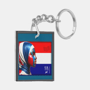 Porte-clés Vintage L'Amerique - Mslm Porte - clé acrylique