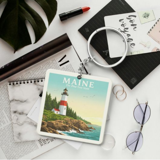 Porte-clés Vintage Maine
