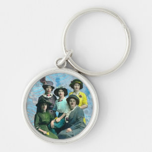 Porte-clés Vintage mixte - porte - clé des médias pour femmes
