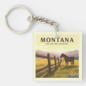 Porte-clés Vintage Montana (Devant)