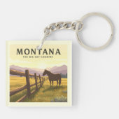 Porte-clés Vintage Montana (Dos)