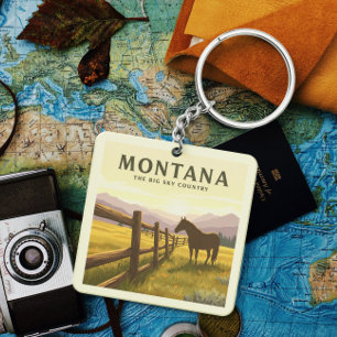 Porte-clés Vintage Montana