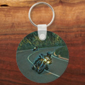 Porte-clés vintage motorcycle art (Recto)