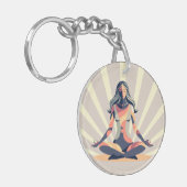 Porte-clés Vintage Namaste (Devant gauche)