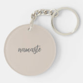 Porte-clés Vintage Namaste (Dos)