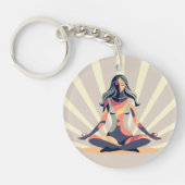 Porte-clés Vintage Namaste (Devant)