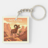 Porte-clés Vintage Nevada (Dos)