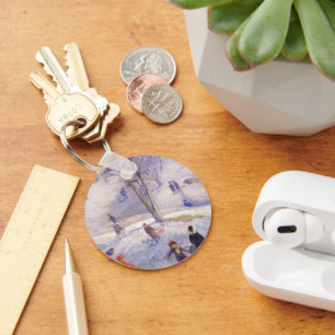 Porte-clés Vintage Noël, Dortoir, Central Park Glackens