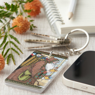 Porte-clés Vintage Noël, jouets de Père Noël sabots chaussure