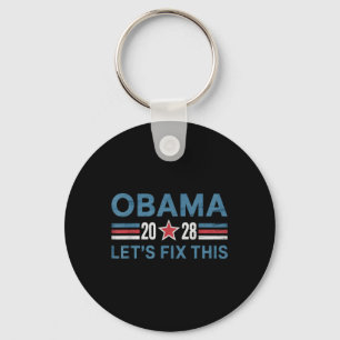 Porte-clés Vintage Obama 2028 Un drôle d'élection politique p