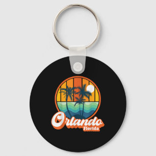 Porte-clés Vintage Orlando Florida Summer Vacances Plage Souv
