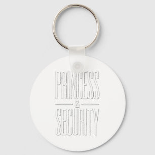 Porte-clés Vintage Princess Security Team Papa & Maman Fa