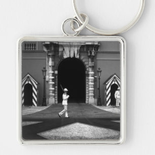 Porte-clés Vintage Principauté de Monaco palais princier 1970